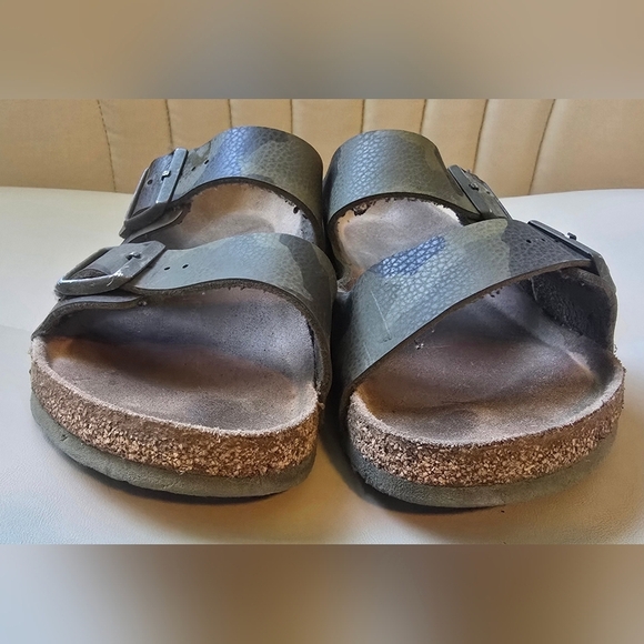 Birkenstock Sandals ArizonaDesert Soil Camo Green Mens Size 9-9.5 (42) - Picture 5 of 9